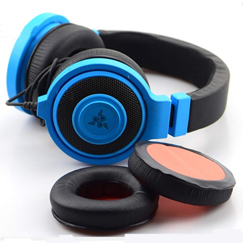 Saipomor Replacement EarPad Ear Cushions Compatible with Kraken Pro V1 Gaming Headphones (Orange) - Image 3
